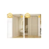 Double-sided Chenille curtains, fully light-blocking bedroom, high-end, modern and simple cream style, Shaoxing Keqiao curtains Item Picture